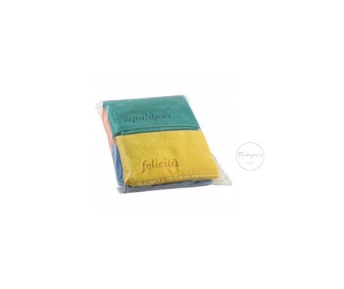 ASCIUGAMANI TOWELS ARTURO ANTIMACCHIA PURO COTONE 31214  CROMOTERAPIA