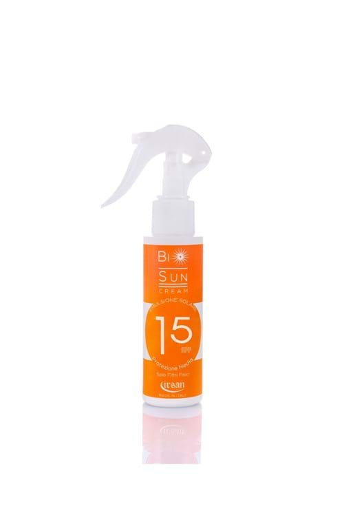 Emulsione solare spray Bio 100ML SPF15