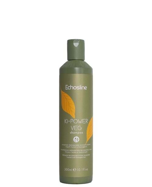 Echoline Ki power veg shampoo riparatore ricostruzione- capelli trattati e danneggiati 300ml